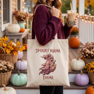 Personalisiertes Spuk-Mama-Rosa-Geist-Boba-Coquett Tragetasche