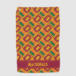 Personalisiertes SRI LANKA Golfhandtuch