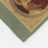 Personalisiertes St Anthony von Padua u. von Kind Fleecedecke (Ecke)