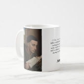 Personalisiertes St. Ivo Gebet für einen Rechtsanw Kaffeetasse (Vorderseite Links)