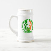 Personalisiertes St. Patrick-Trinkerteam Bierglas (Links)
