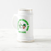 Personalisiertes St. Patrick-Trinkerteam Bierglas (Vorderseite Links)
