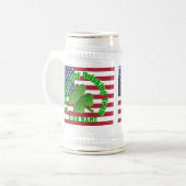 Personalisiertes St. Patrick-Trinkerteam Bierglas (Vorderseite Links)