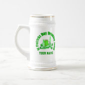 Personalisiertes St. Patrick-Trinkerteam Bierglas (Links)