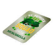 Personalisiertes St. Patrick's Day Kreuzfahrt-Squa Magnet (Linke Seite)