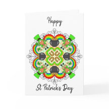 Personalisiertes St. Patrick's Day-Mandala
