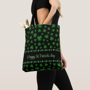 Personalisiertes St. Patrick's Day Shamrock auf Sc Tasche