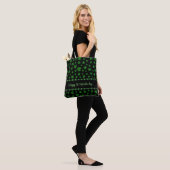 Personalisiertes St. Patrick's Day Shamrock auf Sc Tasche (Am Model)
