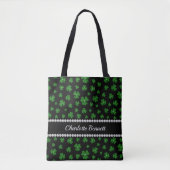 Personalisiertes St. Patrick's Day Shamrock mit Pe Tasche (Vorderseite)