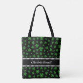 Personalisiertes St. Patrick's Day Shamrock mit Pe Tasche (Rückseite)