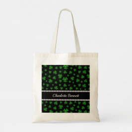 Personalisiertes St. Patrick's Day Shamrock mit Pe Tragetasche