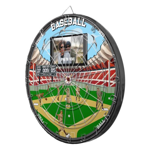 Personalisiertes Stadion Dartscheibe (Vorderseite rechts)