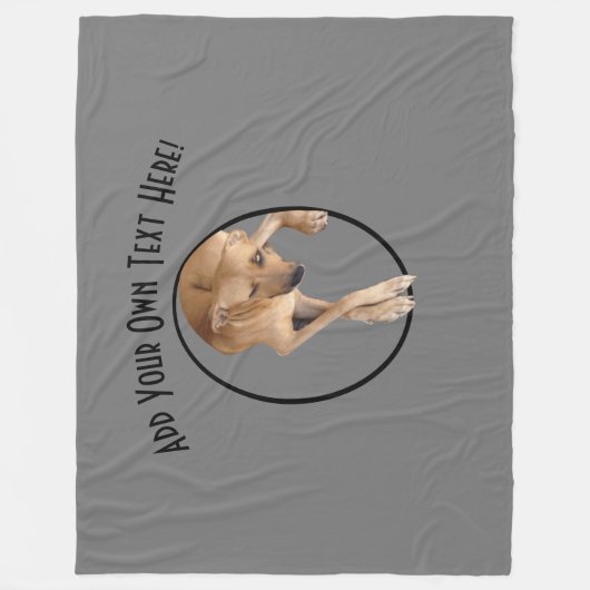 Personalisiertes Stadionwurzel Fleecedecke (Vorderseite)