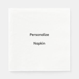 Personalisiertes Standard-Mittagessen Serviette