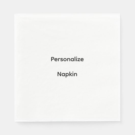 Personalisiertes Standard-Mittagessen Serviette (Vorderseite)