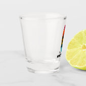 Personalisiertes Standup-Paddelbrett Schnapsglas (Links)