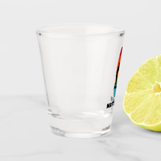 Personalisiertes Standup-Paddelbrett Schnapsglas (Links)