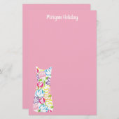 Personalisiertes Stationieren mit Blumenverschiebu (Vorne/Hinten)