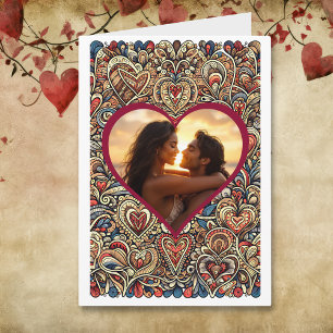 Personalisiertes Steampunk-Happy-Jubiläum-Foto Karte