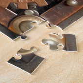 Personalisiertes Steampunk-Romantik-Foto Puzzle (Seite)