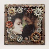 Personalisiertes Steampunk-Romantik-Foto Puzzle (Vertikal)