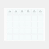 personalisiertes Stepplabel Etiketten (Blatt)