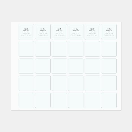 personalisiertes Stepplabel Etiketten (Blatt)