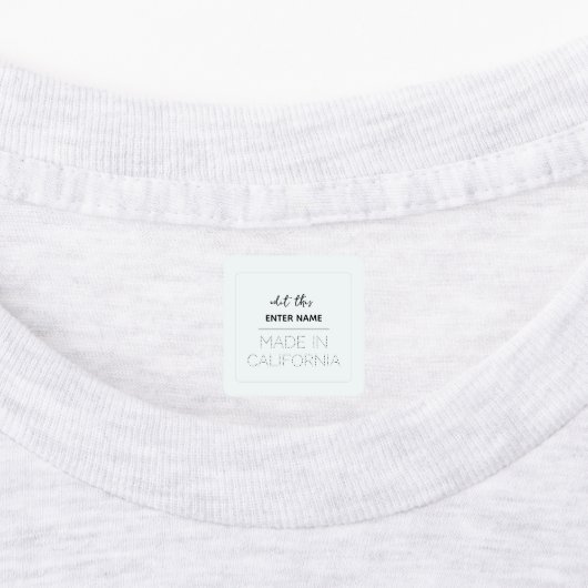 personalisiertes Stepplabel Etiketten (Befestigt)