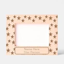 Personalisiertes Sternmuster Geätzte Rahmen