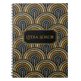 Personalisiertes Stickerei-Notebook Notizblock