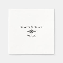 Personalisiertes stilvolles 60-jähriges Diamond-Ju Serviette