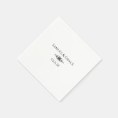 Personalisiertes stilvolles 60-jähriges Diamond-Ju Serviette (Ecke)