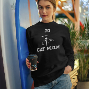 Personalisiertes stilvolles Skript Gründungsdatum Sweatshirt