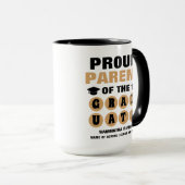 Personalisiertes stolzes Muttertier des Absolvente Tasse (VorderseiteRechts)