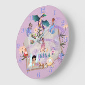 Personalisiertes Story Book Große Wanduhr (Winkel)