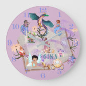 Personalisiertes Story Book Große Wanduhr (Vorderseite)