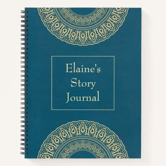 Personalisiertes Story Writing Journal Notizblock (Vorderseite)