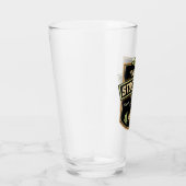 Personalisiertes Stout Dark Ber Breing Label Bar Glas (Rechts)