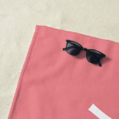 Personalisiertes Strandhandtuch mit Namen (Beispiel)