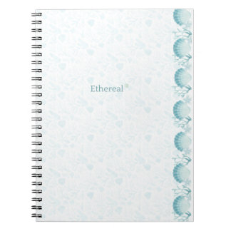 Personalisiertes Strandhandtuch Teal Oceanic Pearl Notizblock