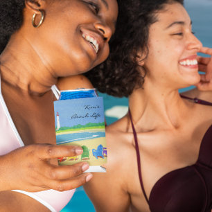 Personalisiertes Strandleben Dosenkühler