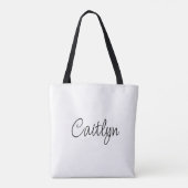 Personalisiertes Strandleben Tasche (Rückseite)