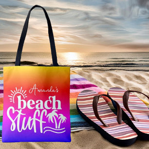 Personalisiertes "Strandzeug" Tasche