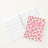 Personalisiertes Strawberry-Muster-Notebook Notizblock (Innenseite)