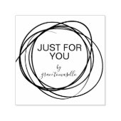 Personalisiertes, stylisches Skript für Sie Permastempel (Design)