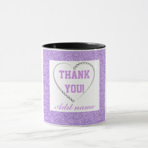 Personalisiertes stylish Dankeschön Tasse