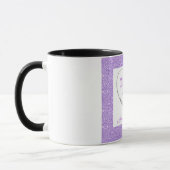 Personalisiertes stylish Dankeschön Tasse (Links)