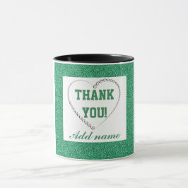 Personalisiertes stylish Dankeschön Tasse