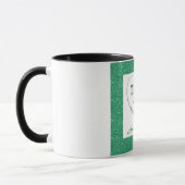 Personalisiertes stylish Dankeschön Tasse (Links)