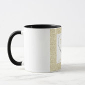 Personalisiertes stylish Dankeschön Tasse (Links)